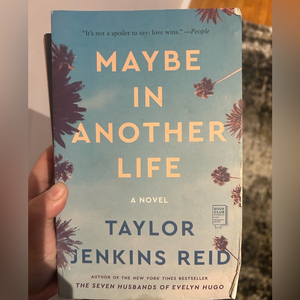 Maybe in Another Life by Taylor Jenkins Reid - Blue Cover
